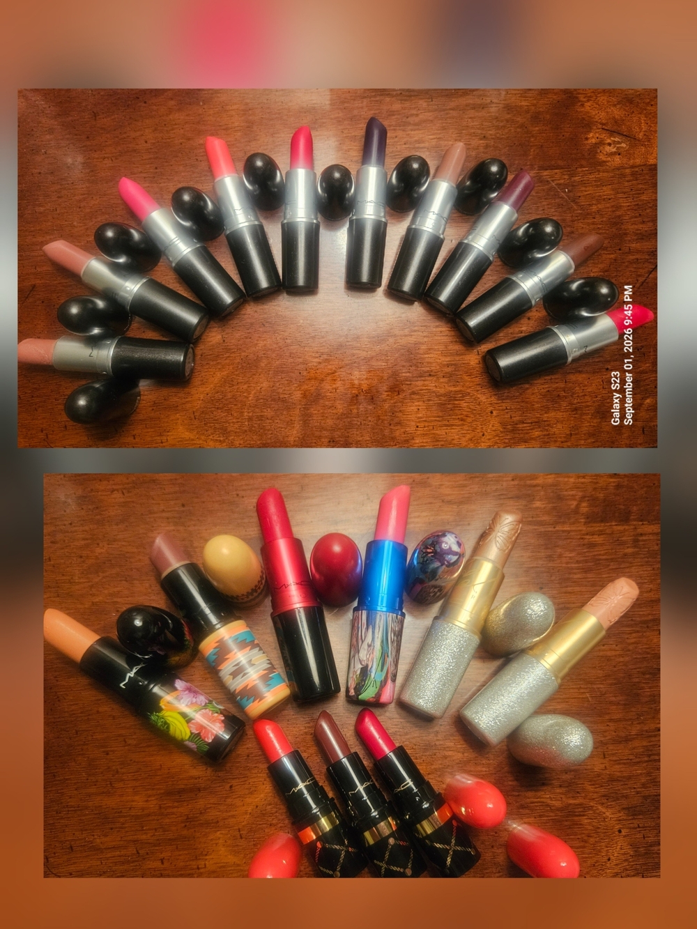 MAC Cosmetics HUGE 20 Lipstick bundle in Pink, Red, Nude, Purple.